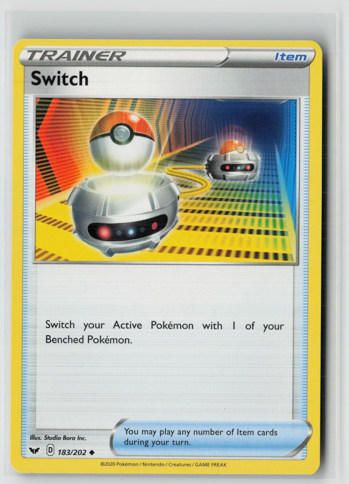 Switch (SWSH01: Sword & Shield Base Set 183/202) NM