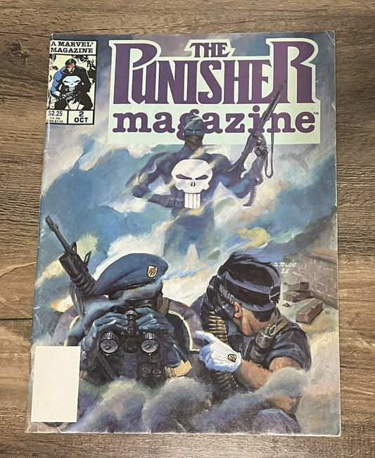 The Punisher Magazine #2 - October 1989 Marvel Magazines