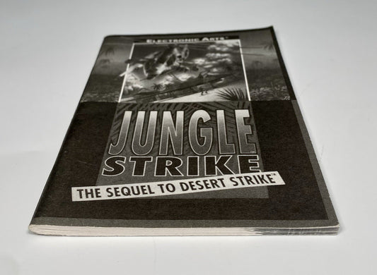 Jungle Strike Sequel to Desert Strike Sega Genesis Instruction Manual Only