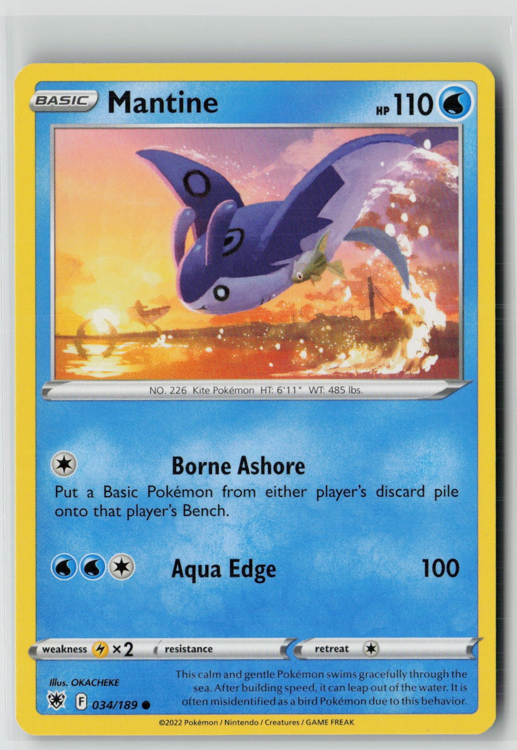 Mantine (SWSH10: Astral Radiance 034/189) NM