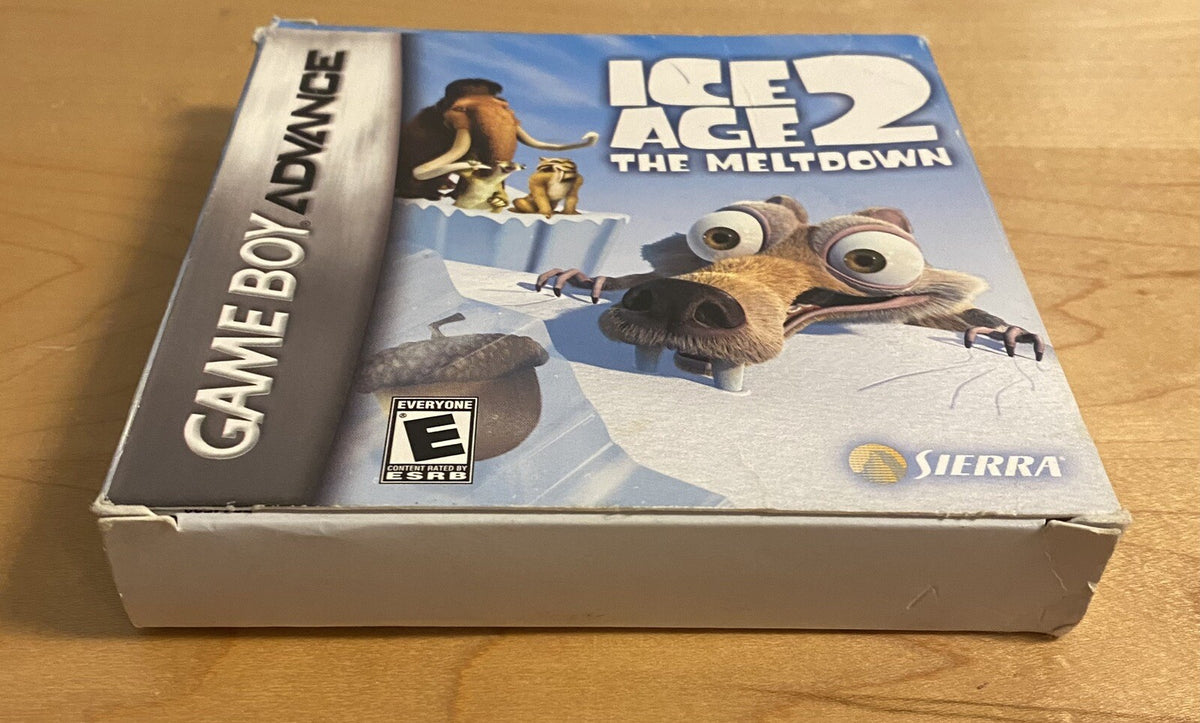 Ice Age 2: The Meltdown (Nintendo Game Boy Advance GBA, 2006) CIB W/ Manual