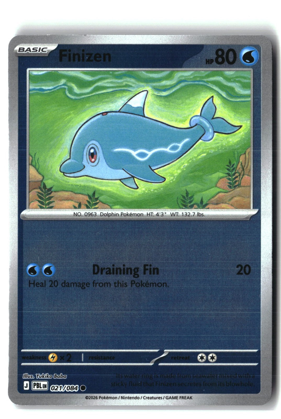 Finizen Reverse Holofoil NM (Pitch Black 021/084)