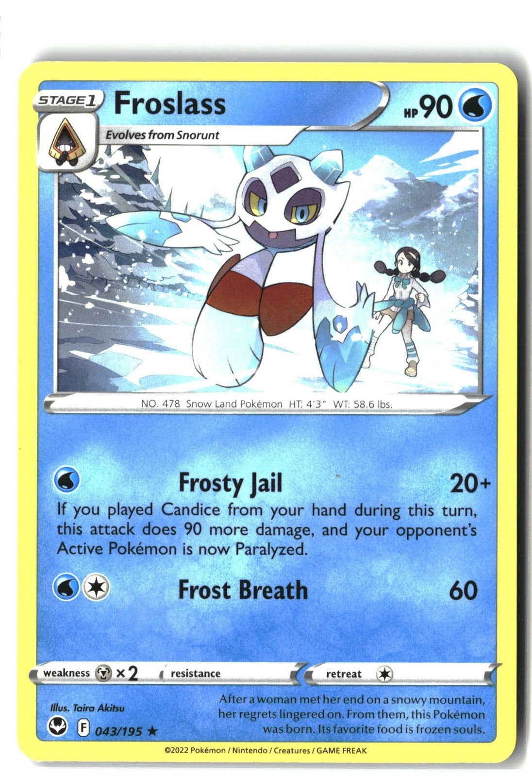 Froslass (SWSH12: Silver Tempest 043/195) NM