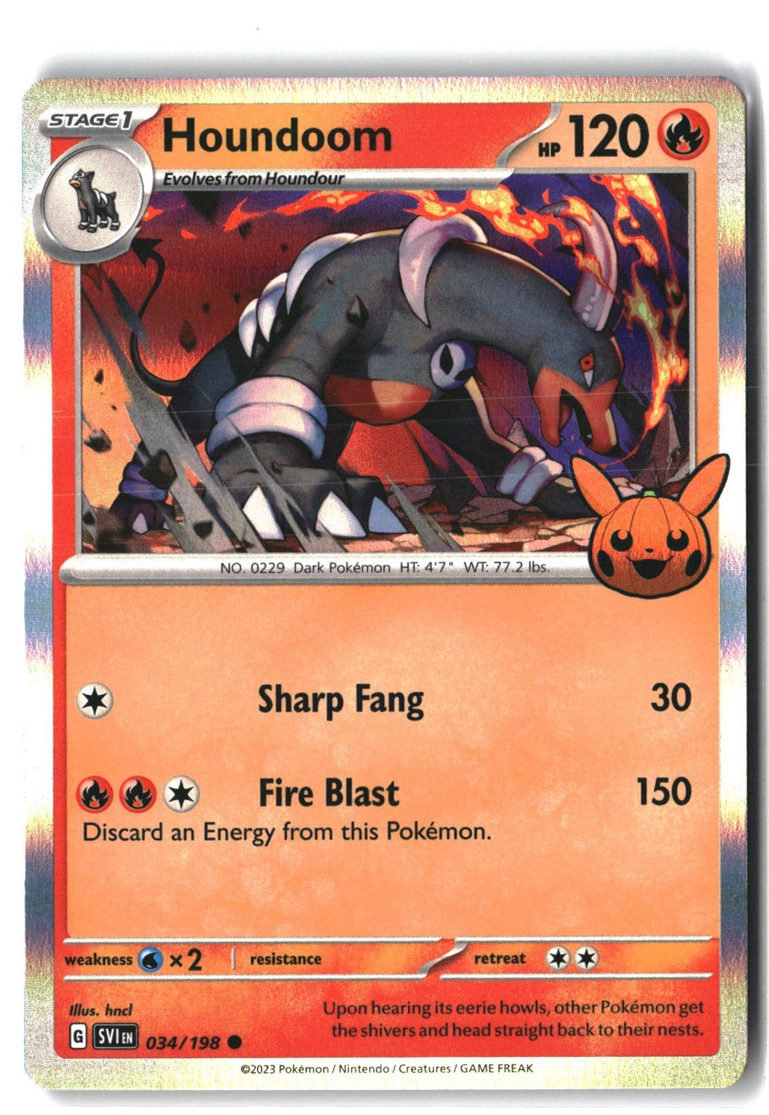 Houndoom TTBB23 Holofoil NM