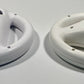 2X Official Nintendo Wii Steering Wheel Mario Kart OEM White RVL-024 Lot of 2