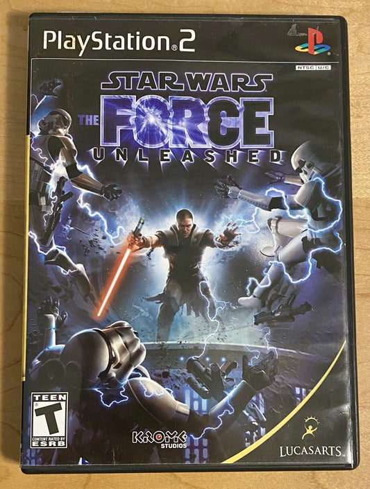 Star Wars: The Force Unleashed (Sony PlayStation 2, 2008) PS2 - CIB W/ Manual