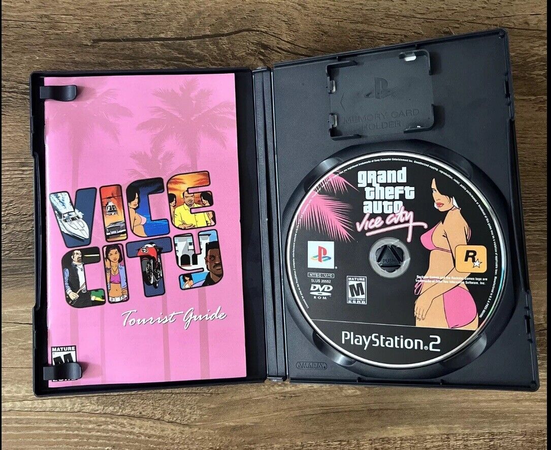 Grand Theft Auto III & Vice City Bundle | PlayStation 2 (PS2), W/ Manuals Tested