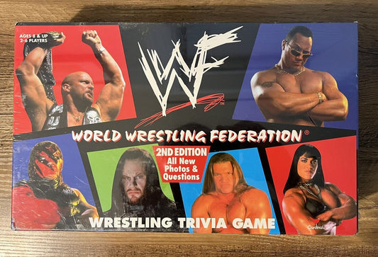 NEW Sealed! WWF WWE World Wrestling Federation 2nd Edition Trivia Game The Rock!