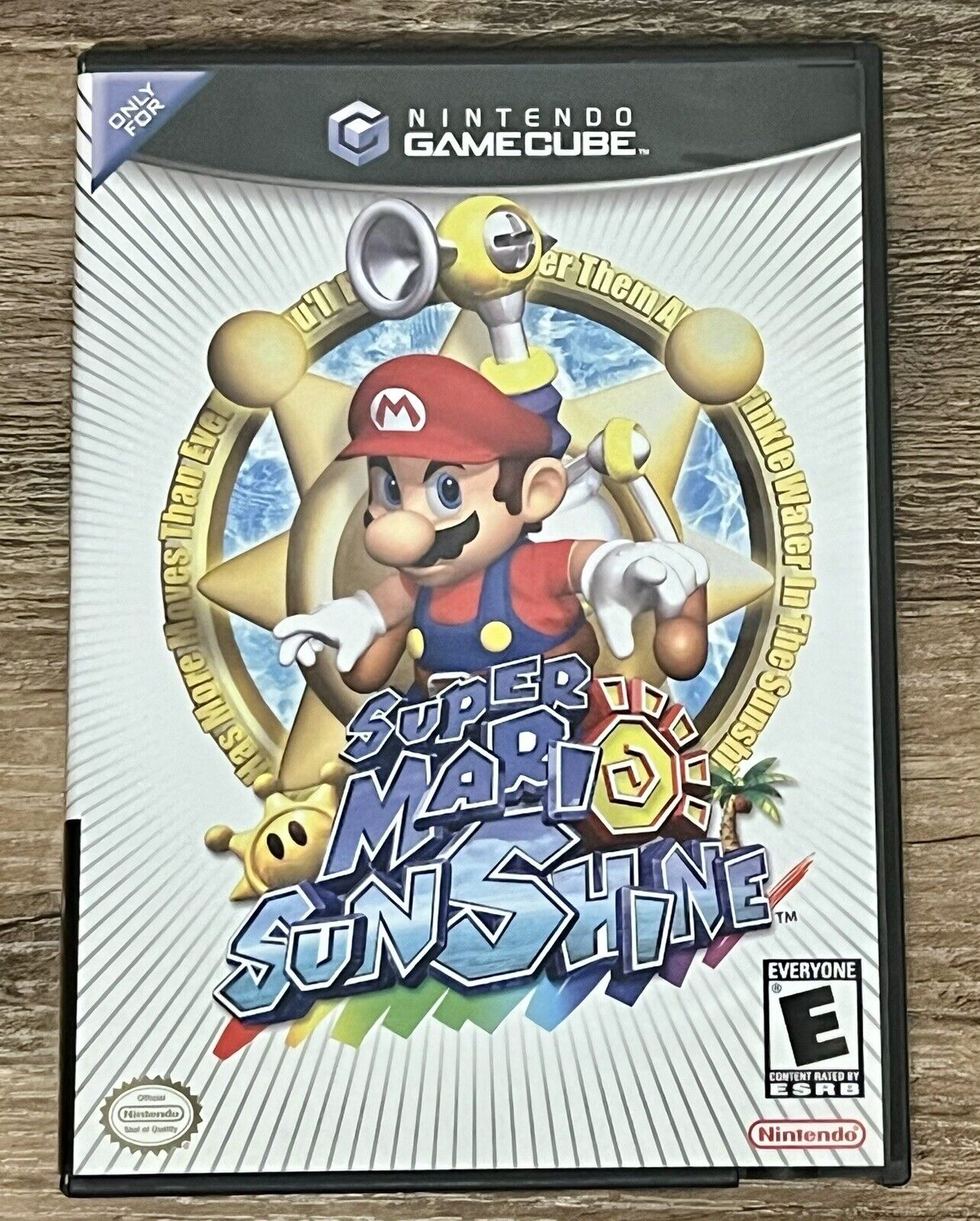 Super Mario Sunshine (Nintendo, 2002) COB W Manual & Special Edition Memory Card