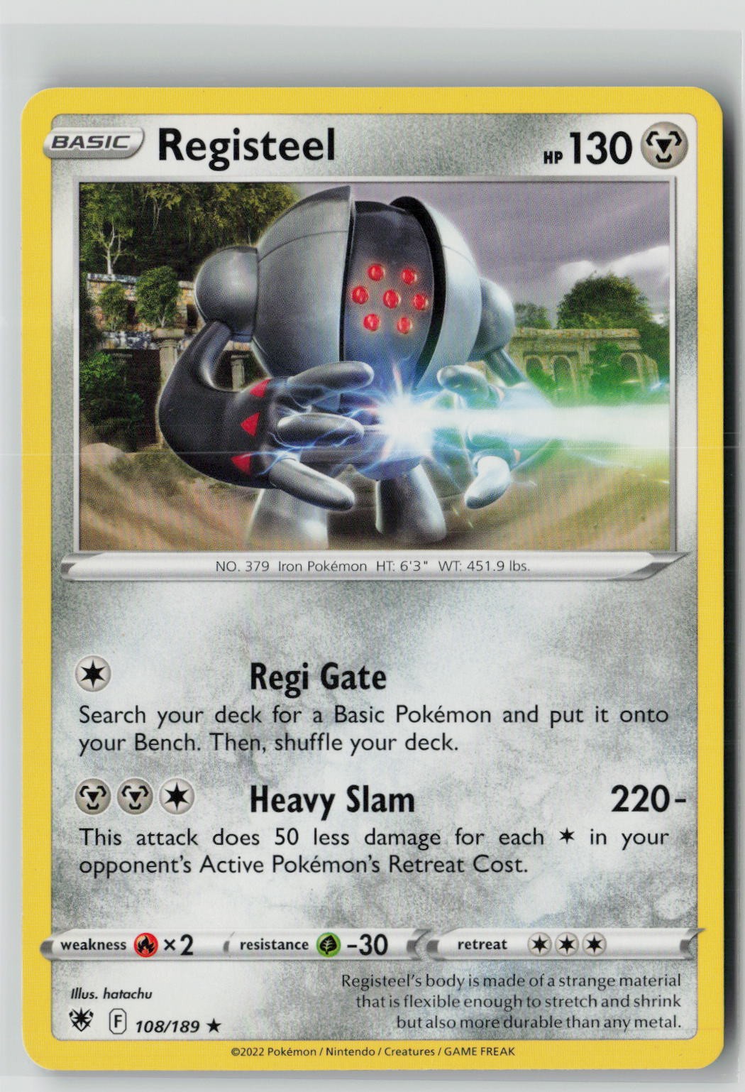 Registeel (SWSH10: Astral Radiance 108/189) NM