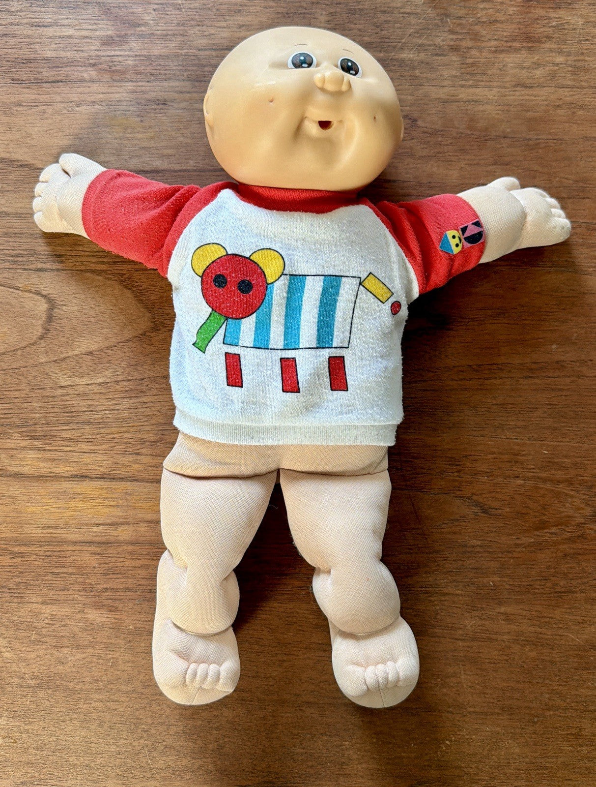 Cabbage Patch Doll 1978 1982 Xavier Roberts Brown Eyes Shirt