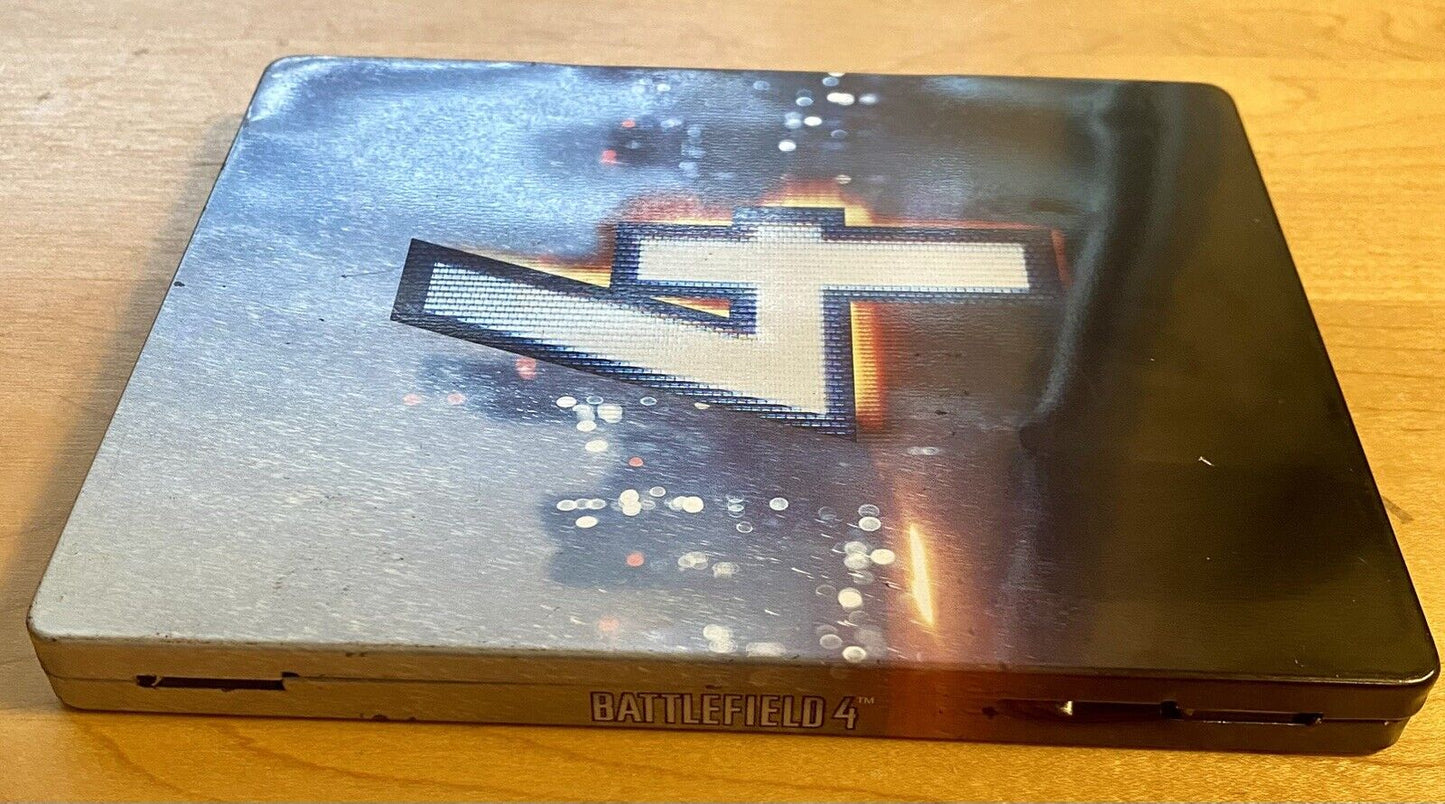 Battlefield 4 Limited Edition (Sony PlayStation 3 PS3, 2013) Steelbook, Tested