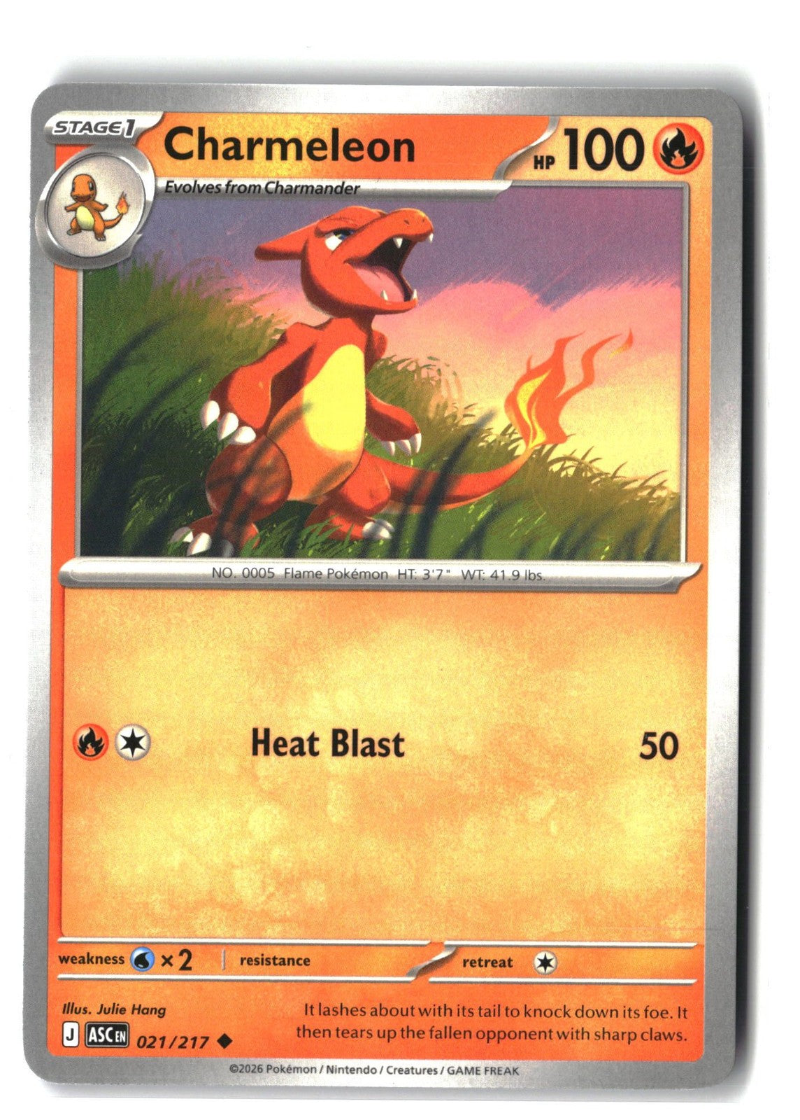 Charmeleon (ME: Ascended Heroes 021/217) NM