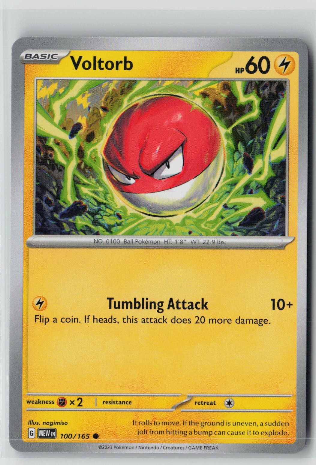Voltorb (SV: Scarlet & Violet 151 100/165) NM