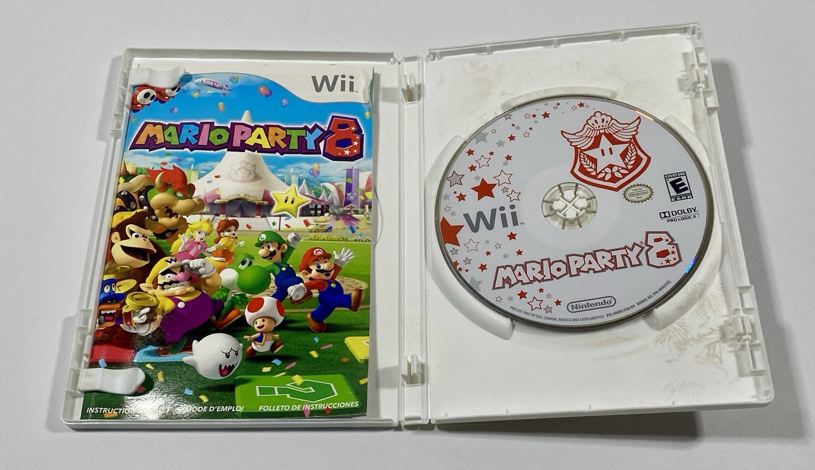 Mario Party 8 (Nintendo Wii, 2007) CIB W/ Manual, Tested & Working