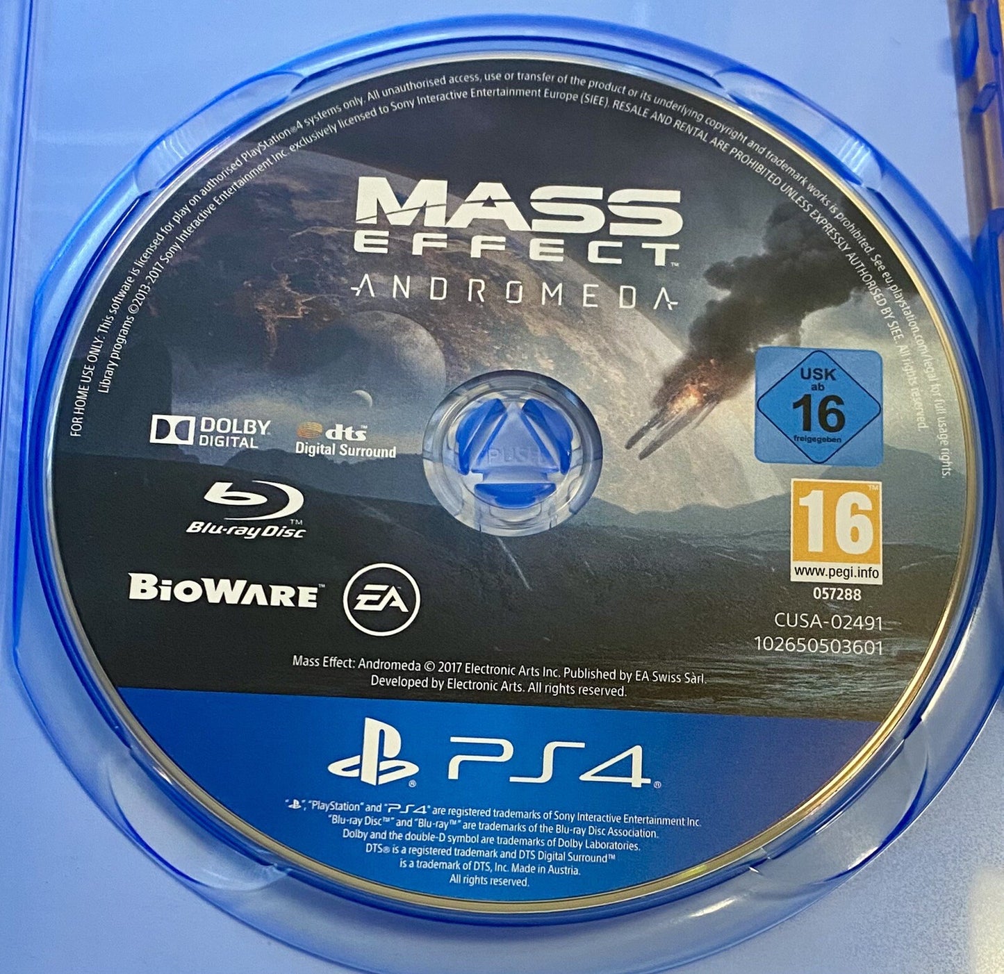 Mass Effect Andromeda PAL Region (Sony PlayStation 4, 2018) Authentic