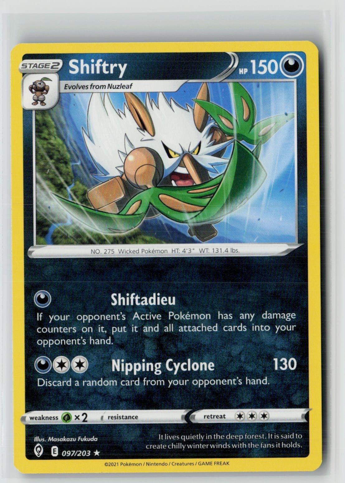Shiftry (SWSH07: Evolving Skies 097/203) NM