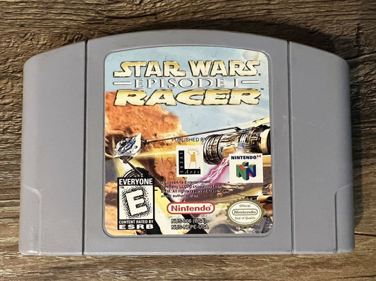 Star Wars Episode 1 Racer Nintendo 64 N64 OEM Official Original Authentic Tested