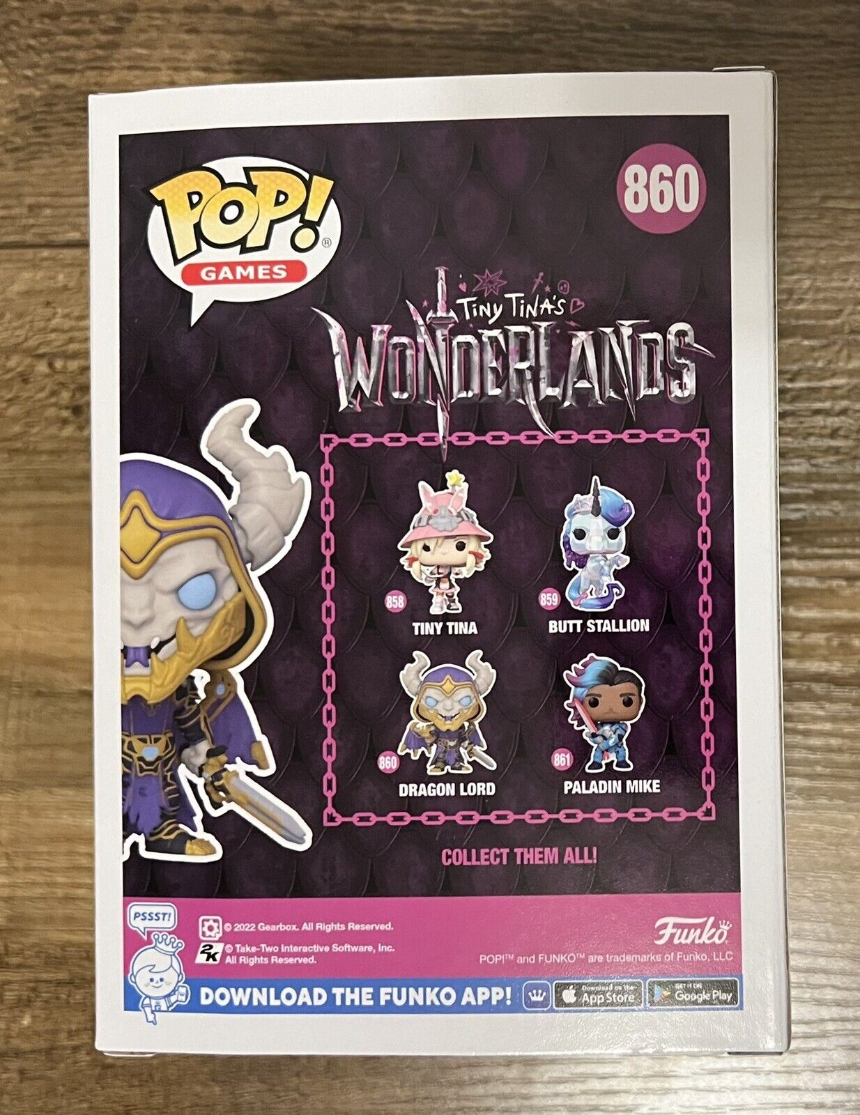 Funko POP! Games - Tiny Tina's Wonderlands Vinyl Figure - DRAGON LORD #860