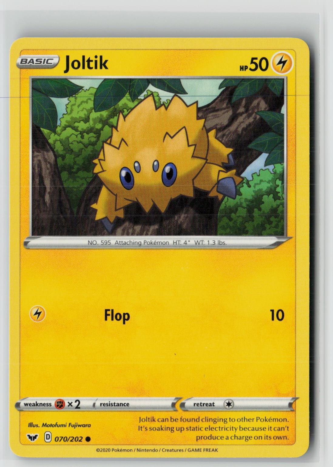 Joltik (SWSH01: Sword & Shield Base Set 070/202) NM