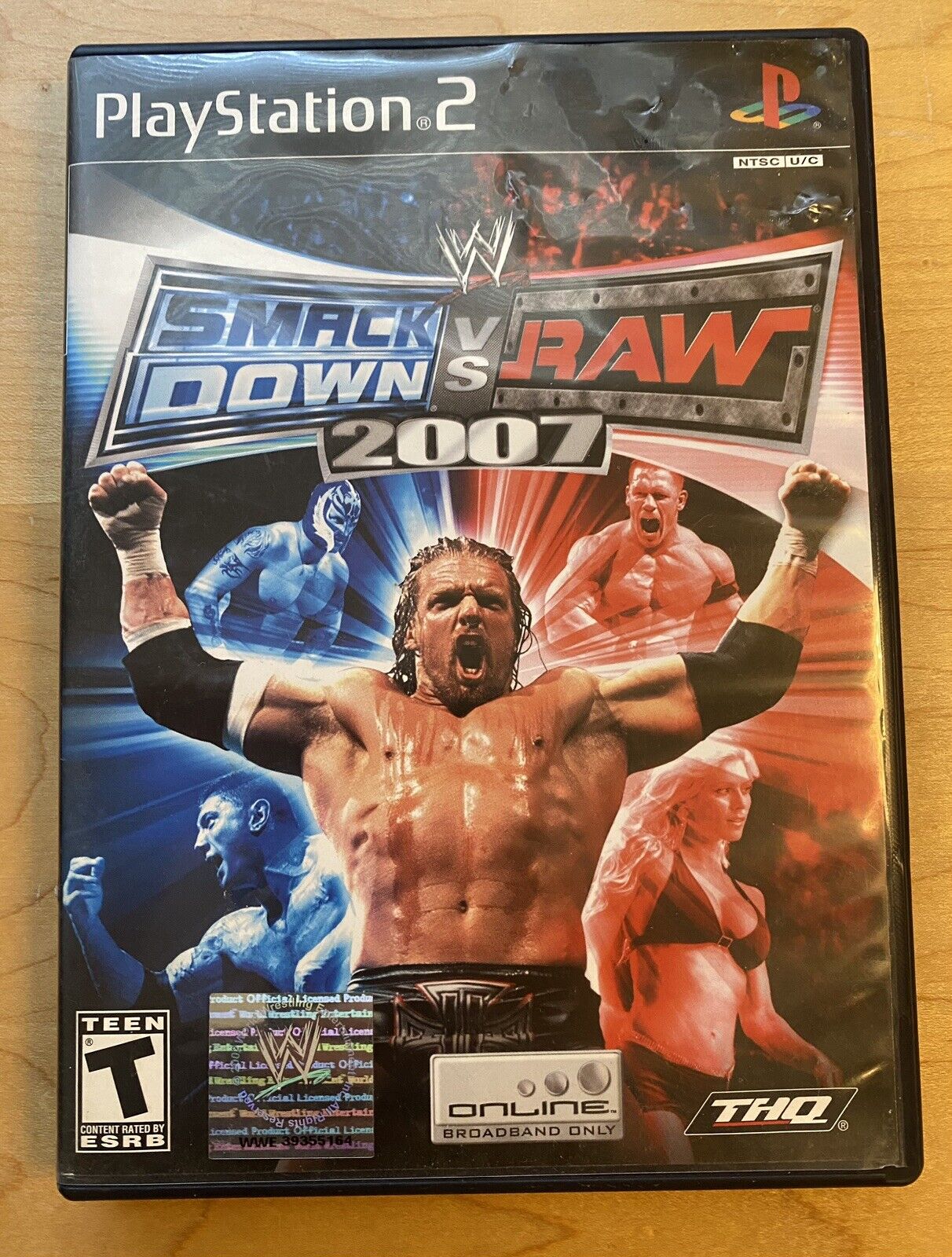 WWE SmackDown vs. Raw 2007 (PlayStation 2 PS2, 2006) CIB W/ Manual Tested