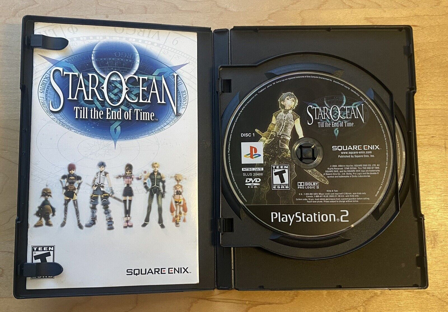 Star Ocean: Till the End of Time (PlayStation 2 PS2, 2004) CIB W/ Manual & Reg