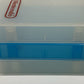 NES Nintendo Hard Clamshell Clear & Blue Plastic Game Cases Original Lot Of 3