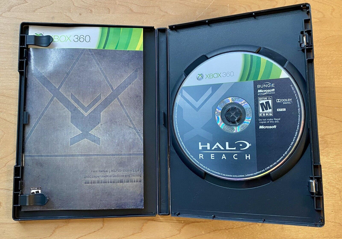 Halo Reach (Microsoft Xbox 360, 2010) CIB W/Manual Tested & Working!