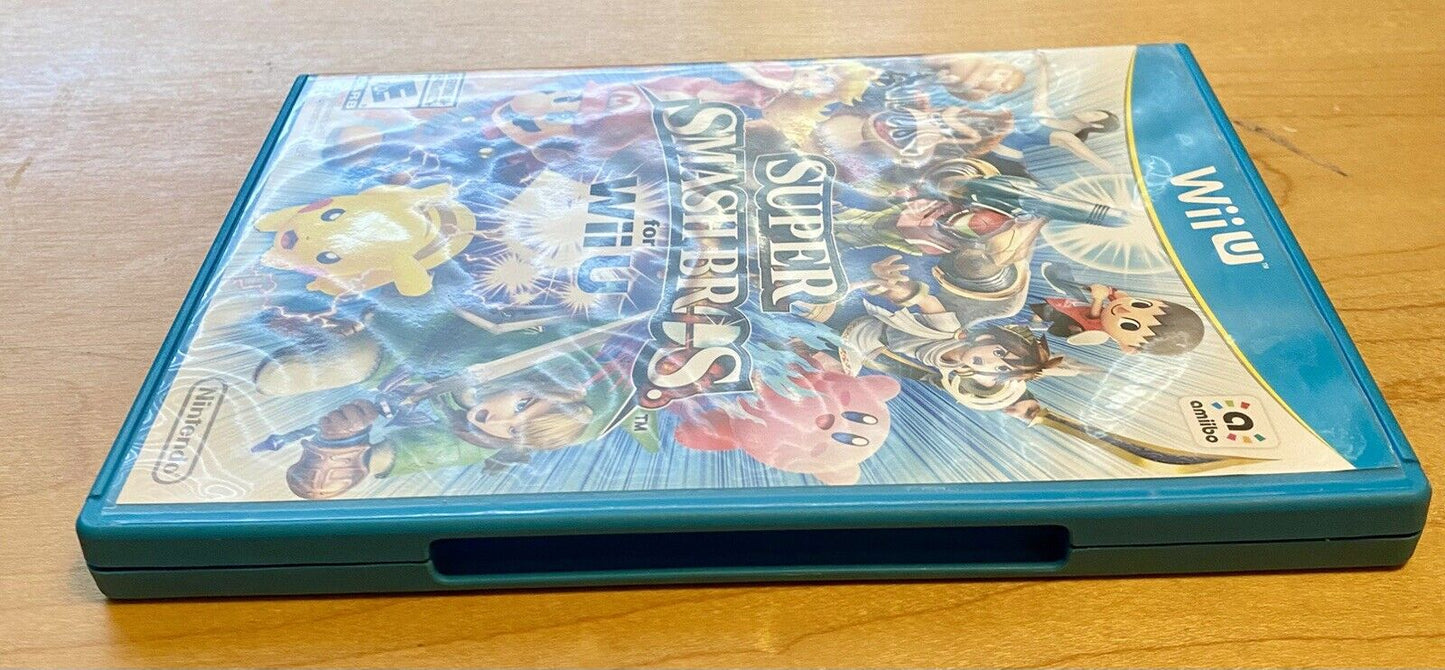 Super Smash Bros. (Nintendo Wii U, 2014) CIB, Complete W/Manual, Tested & Works