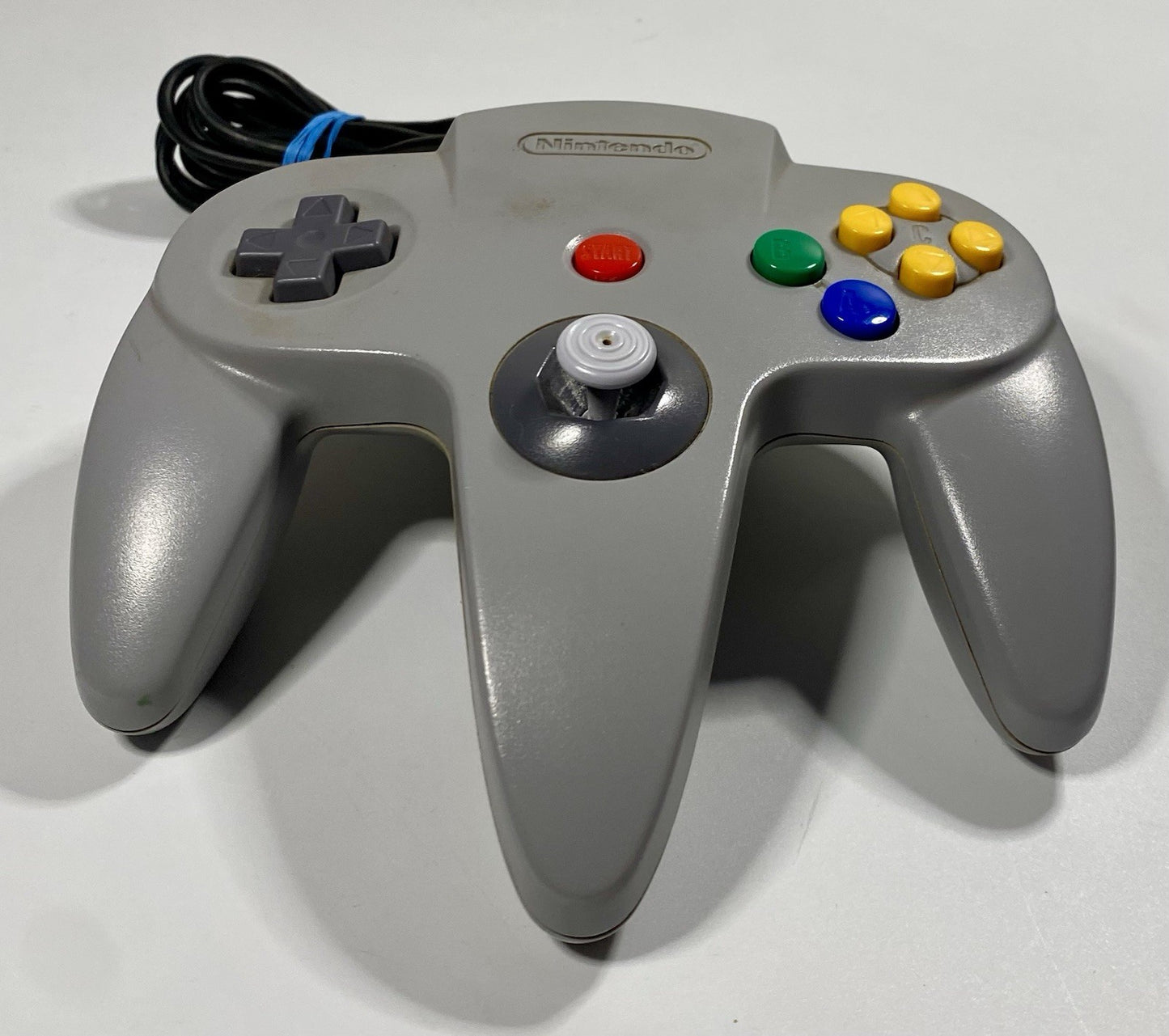 Official OEM Nintendo 64 N64 Controller (NUS-005) Gray Grey Tight Stick Tested