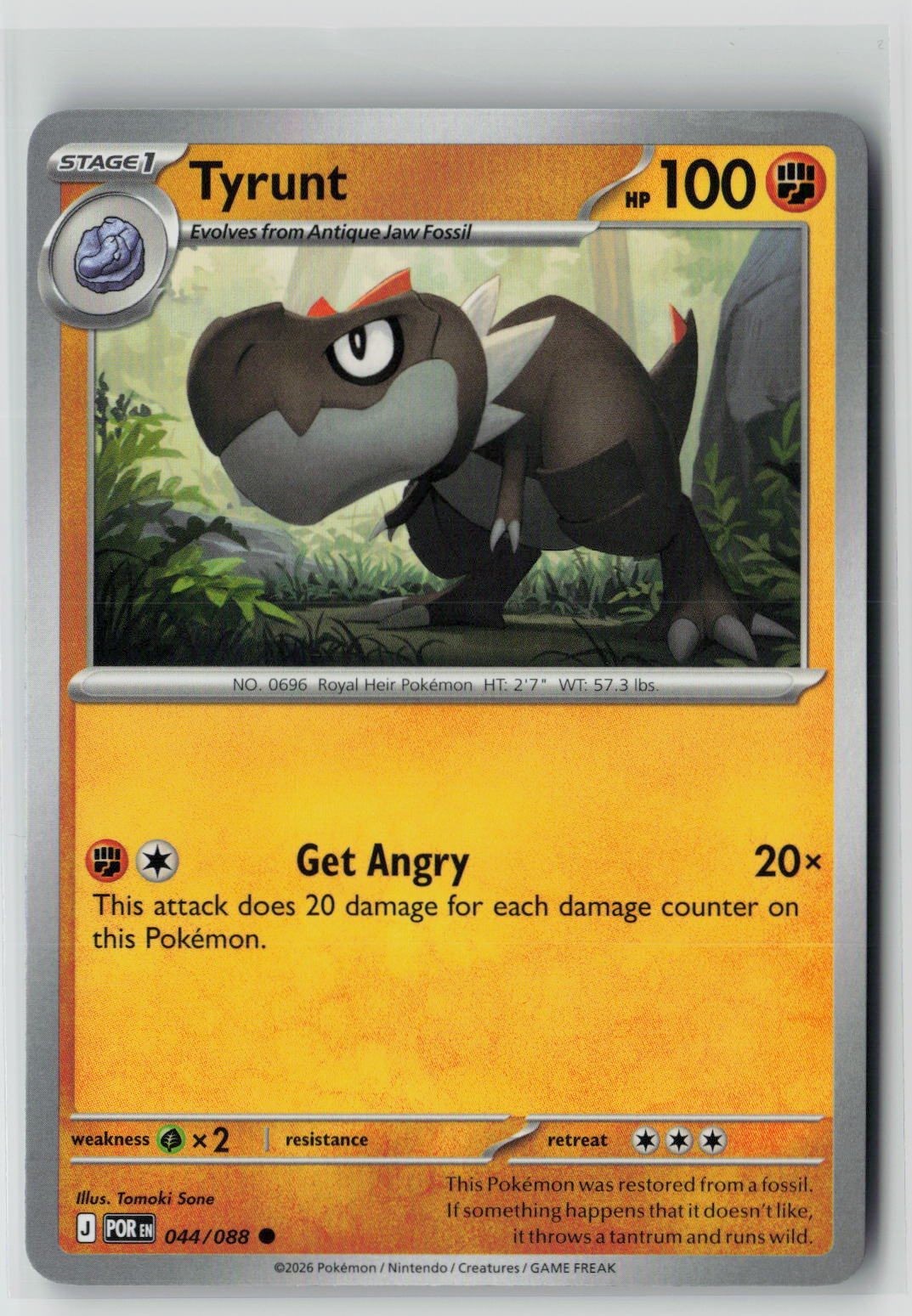 Tyrunt (Perfect Order 044/088) NM