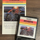 Atlantis ATARI 2600 Video Game Cartridge & Manual 1982 Tested & Works!
