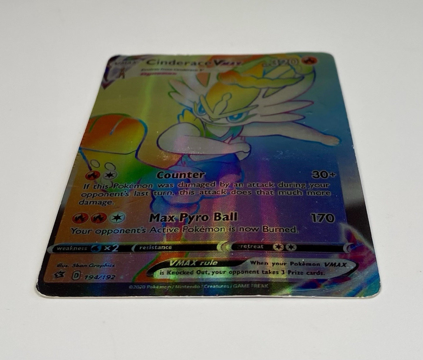 Pokémon Rebel Clash VMAX Lot Cinderace 194/192 Inteleon 50/192 Dragapult 93/192
