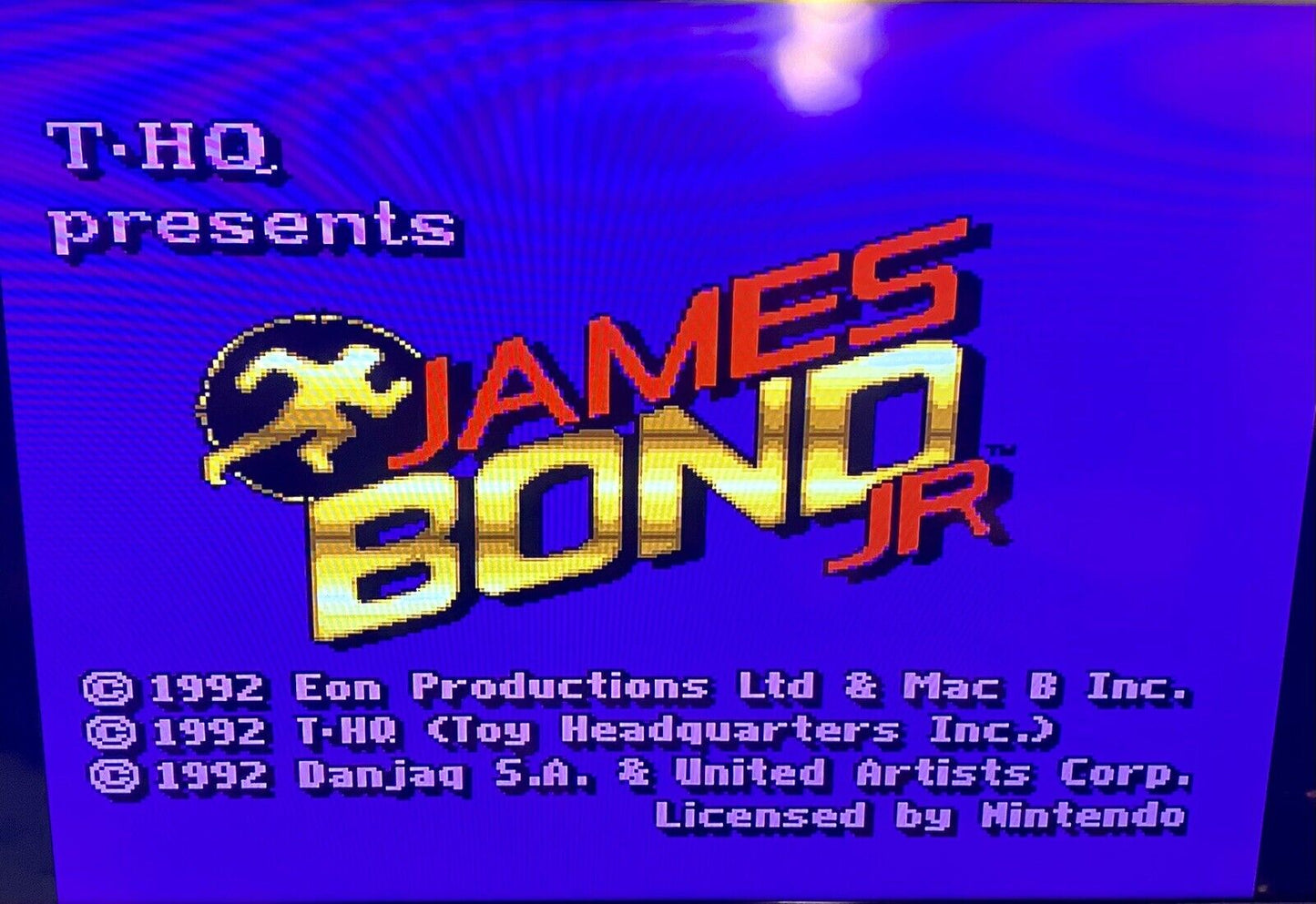 James Bond Jr. (Super Nintendo SNES, 1992) Authentic & Tested - Cartridge Only