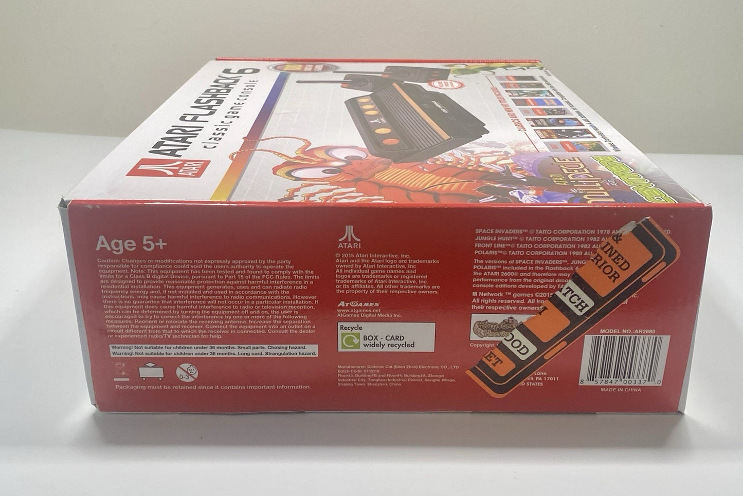 Atari Flashback 6 Classic Game System w/ 100 Built-in Games Read Description