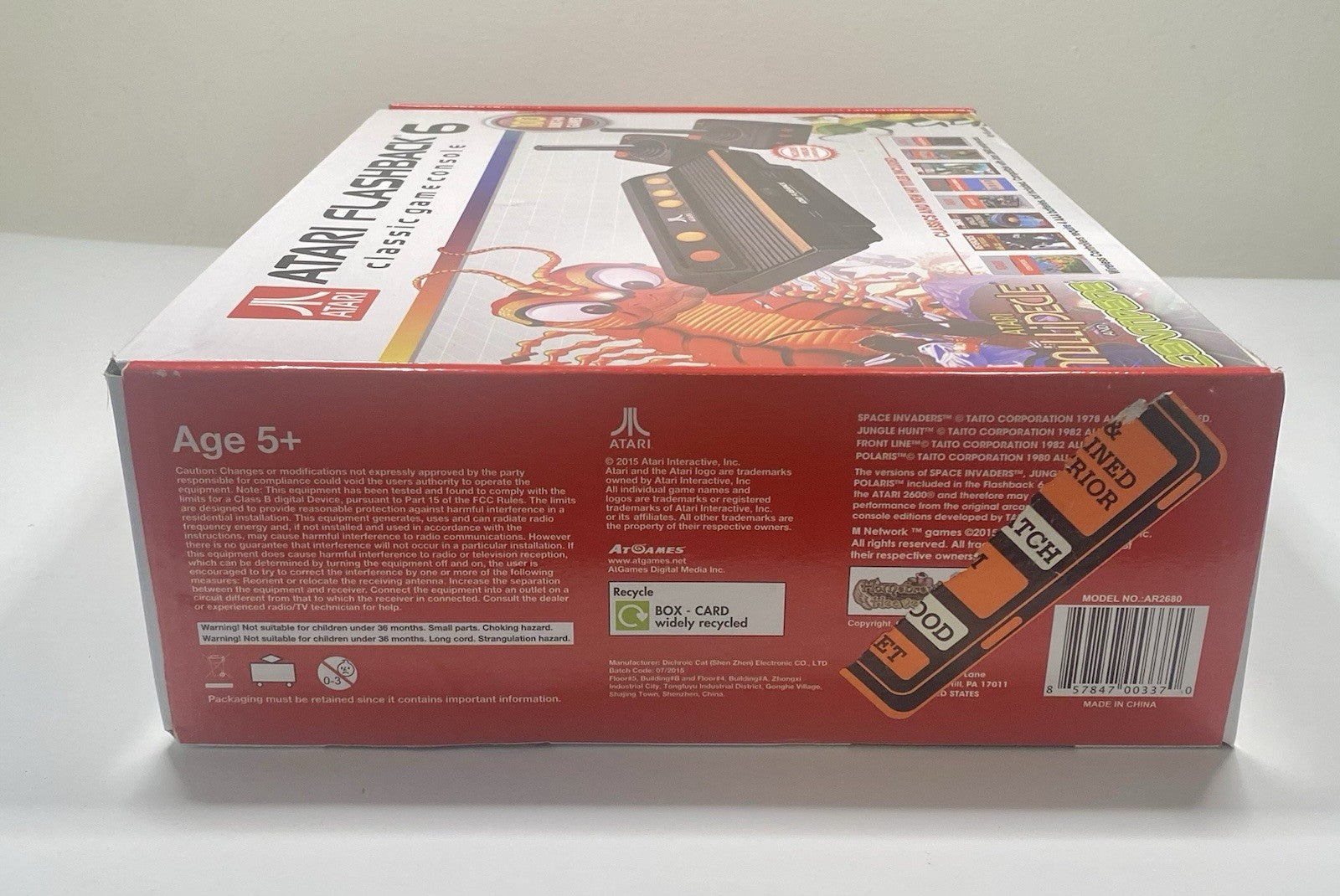 Atari Flashback 6 Classic Game System w/ 100 Built-in Games Read Description