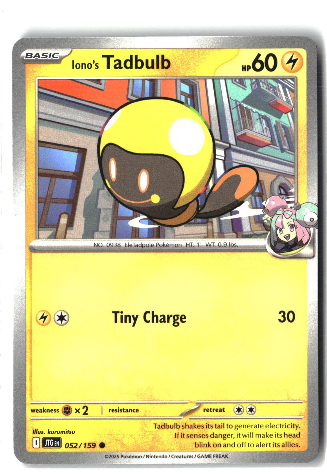Iono's Tadbulb (Journey Together 052/159) NM