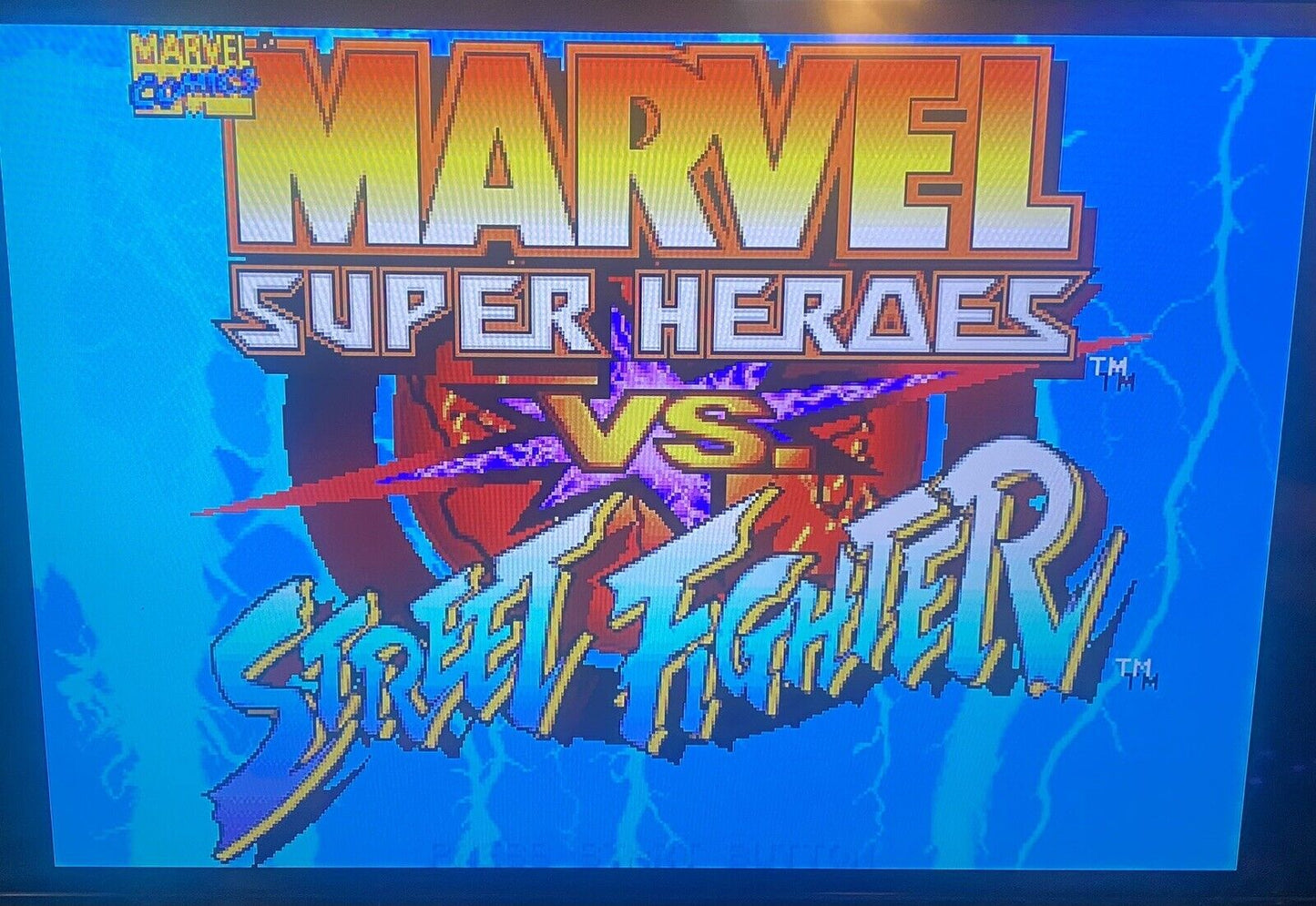 Marvel Super Heroes vs. Street Fighter (PlayStation  PS1, 1999) CIB W/ Reg Card