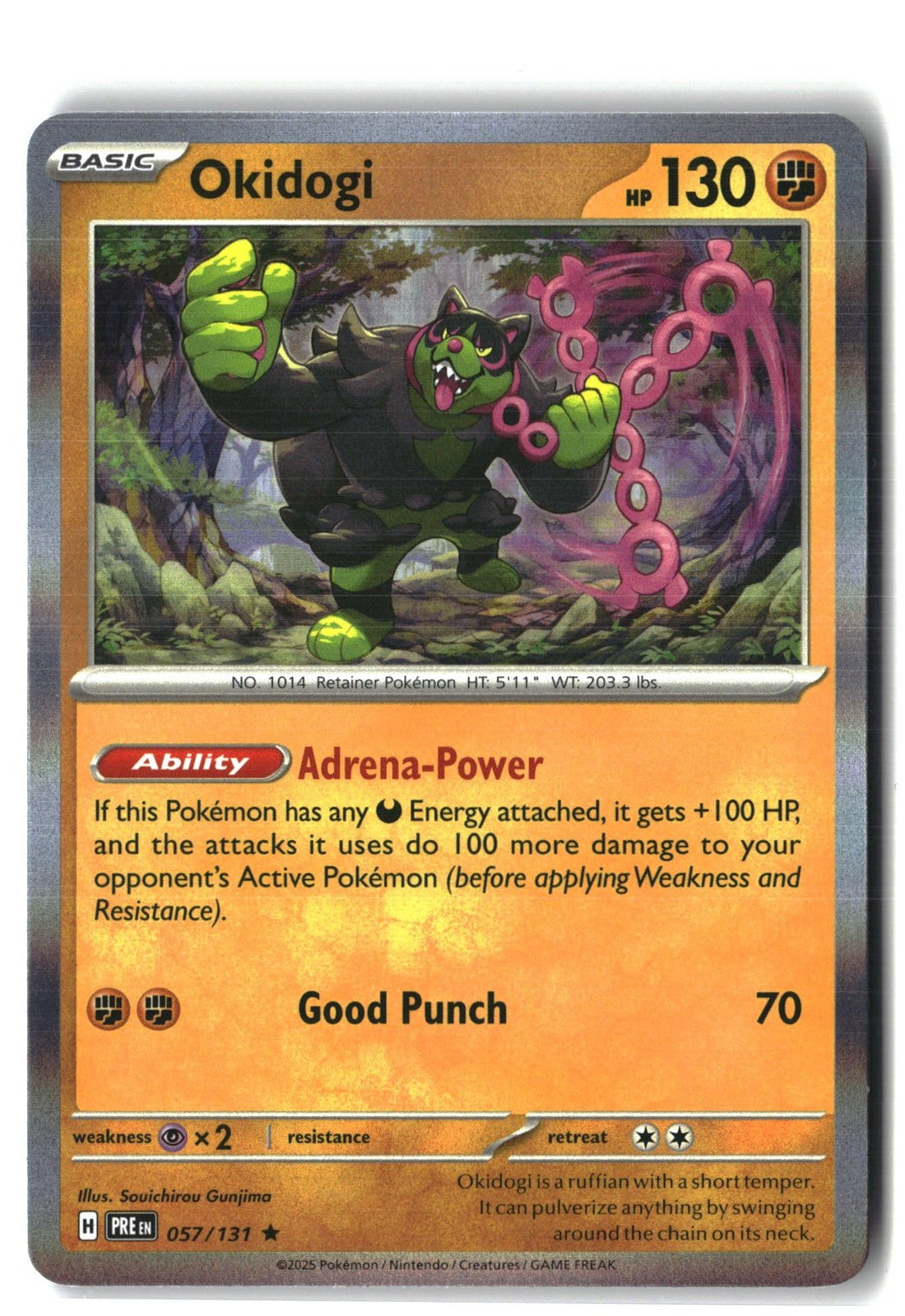 Okidogi Holofoil NM (SV: Prismatic Evolutions 057/131)