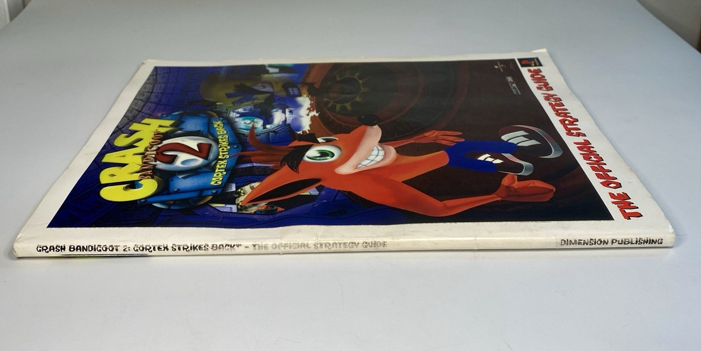 Crash Bandicoot 2 Cortex Strikes Back Official Game Strategy Guide Reflective 97