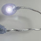 Nyko Worm Light Nintendo Gameboy Advance GBA GBC Color Silver Blue Clear, Tested