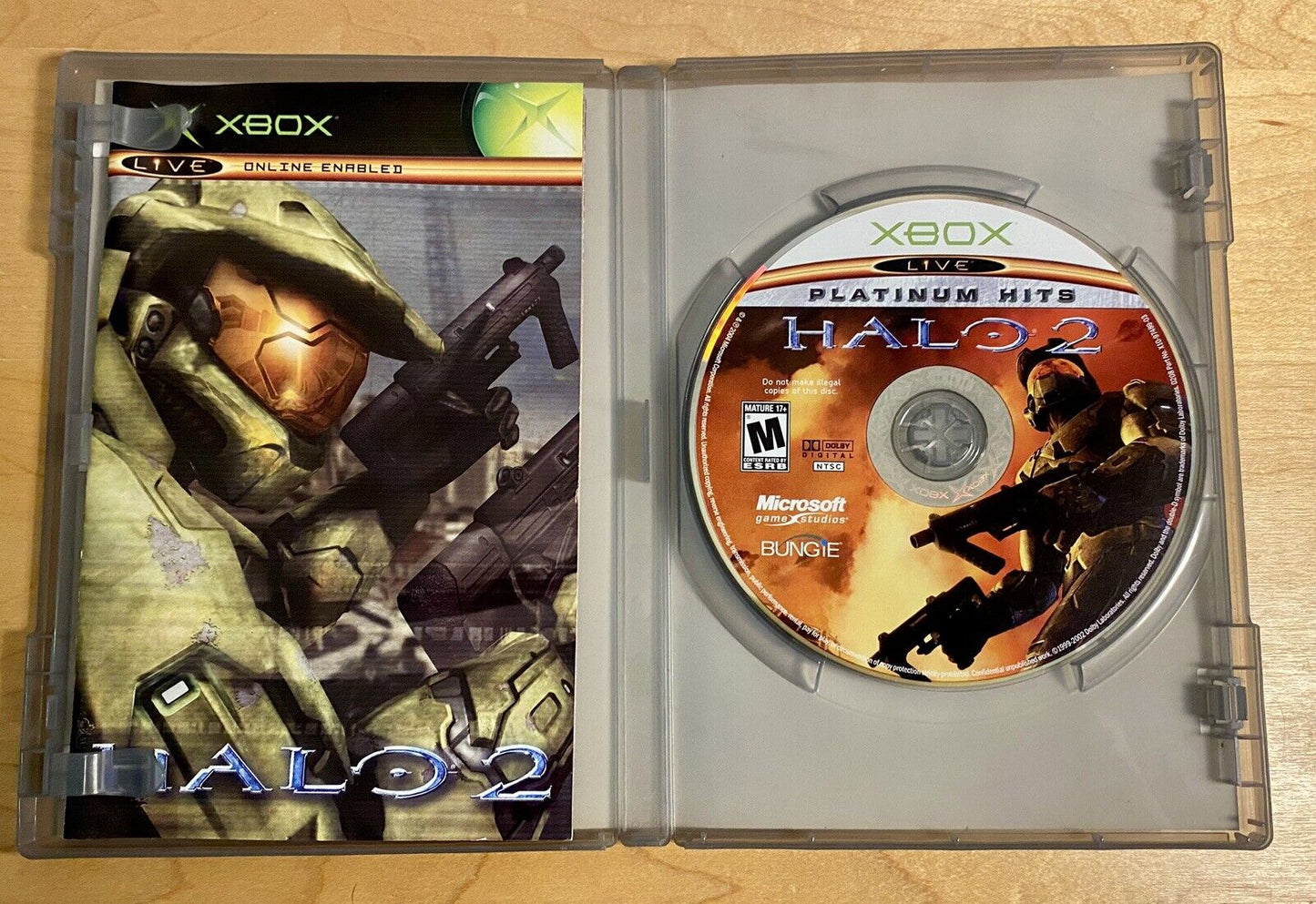 Halo 2 (Microsoft Xbox, 2004) Platinum Hits, CIB w/ Manual, Authentic & Tested