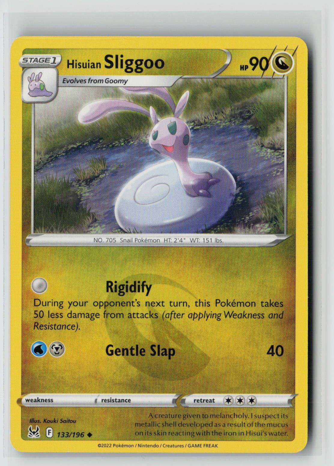 Hisuian Sliggoo (SWSH11: Lost Origin 133/196) NM