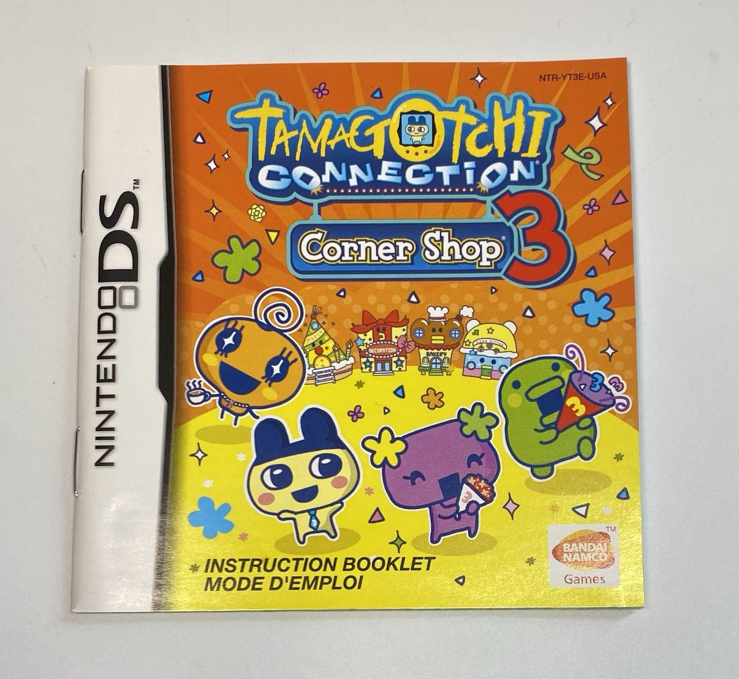 Tamagotchi Connection: Corner Shop 3 - Nintendo DS - CASE, MANUAL & INSERT ONLY