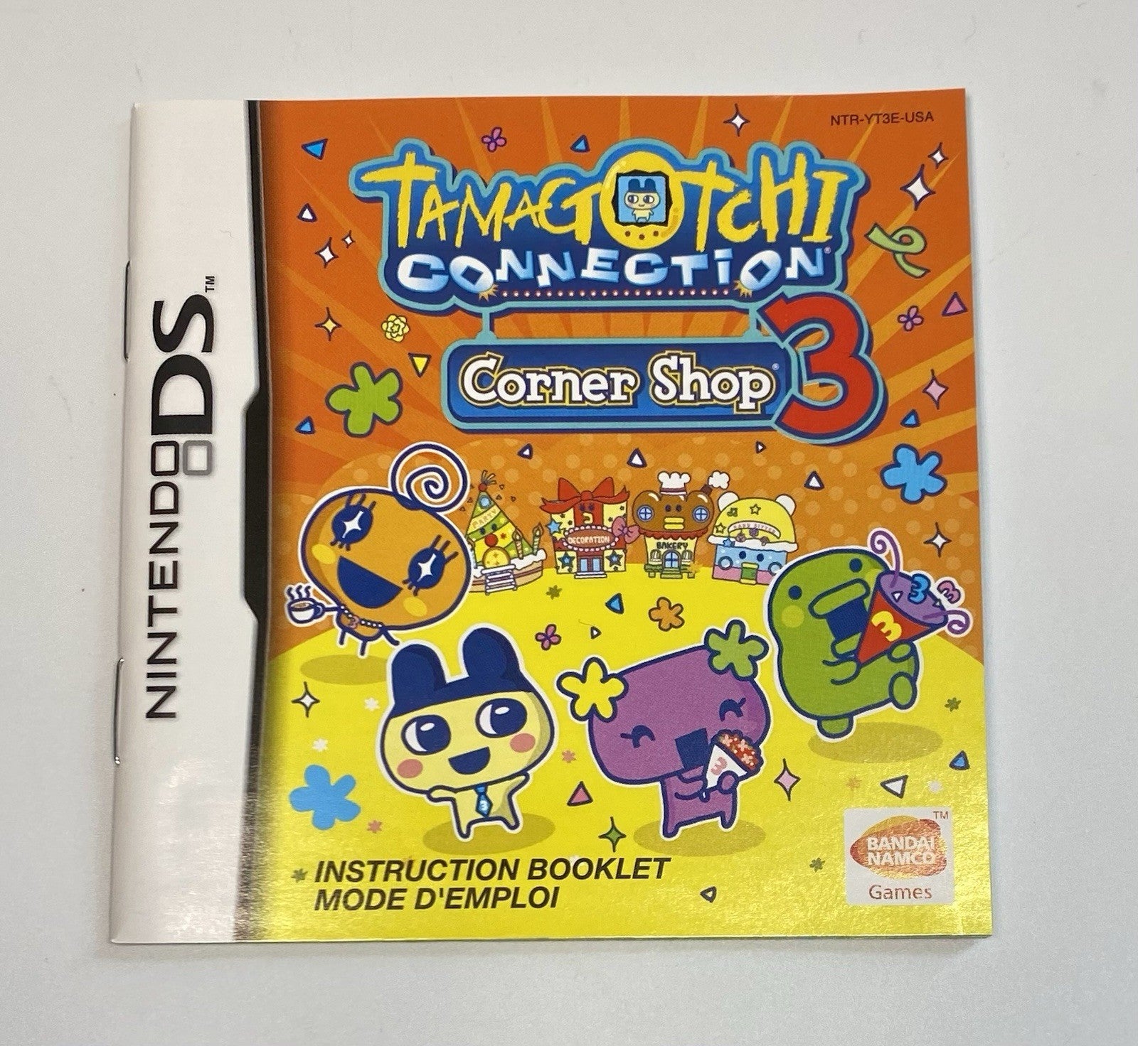 Tamagotchi Connection: Corner Shop 3 - Nintendo DS - CASE, MANUAL & INSERT ONLY