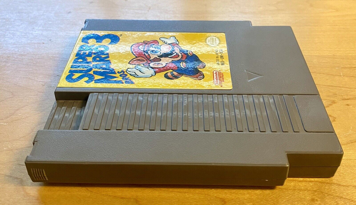 Super Mario Bros. 3 (Nintendo Entertainment System NES, 1990) Authentic & Tested