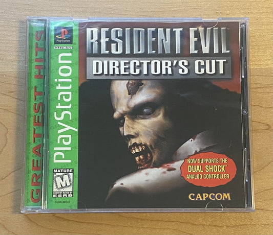 Resident Evil Director's Cut (Sony PlayStation PS1, 1998) CIB Tested, Read Desc