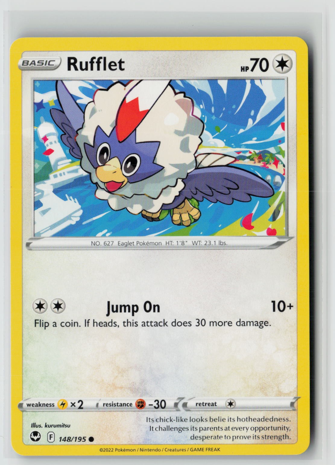 Rufflet (SWSH12: Silver Tempest 148/195) NM