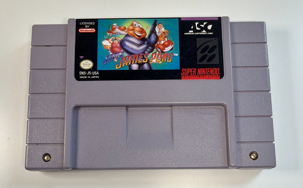 Super James Pond (Nintendo SNES) Authentic,  Tested & Working!