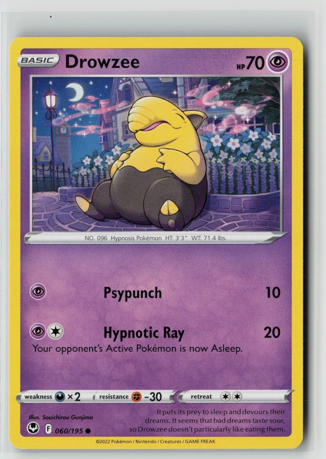 Drowzee (SWSH12: Silver Tempest 060/195) NM